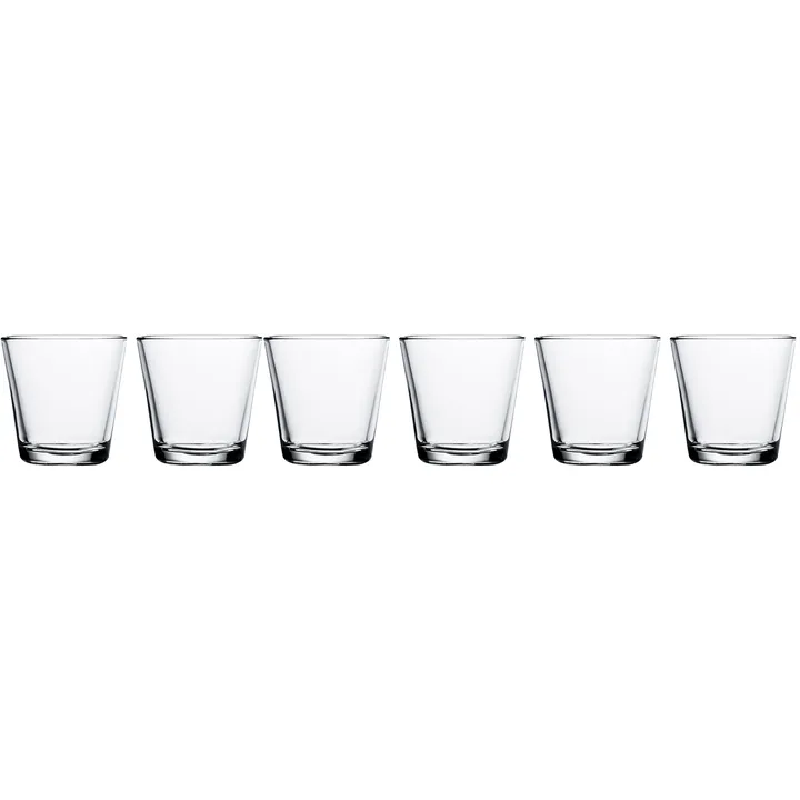 Kartio szklanki 210 ml, 6‑pak - przezroczysty - Iittala