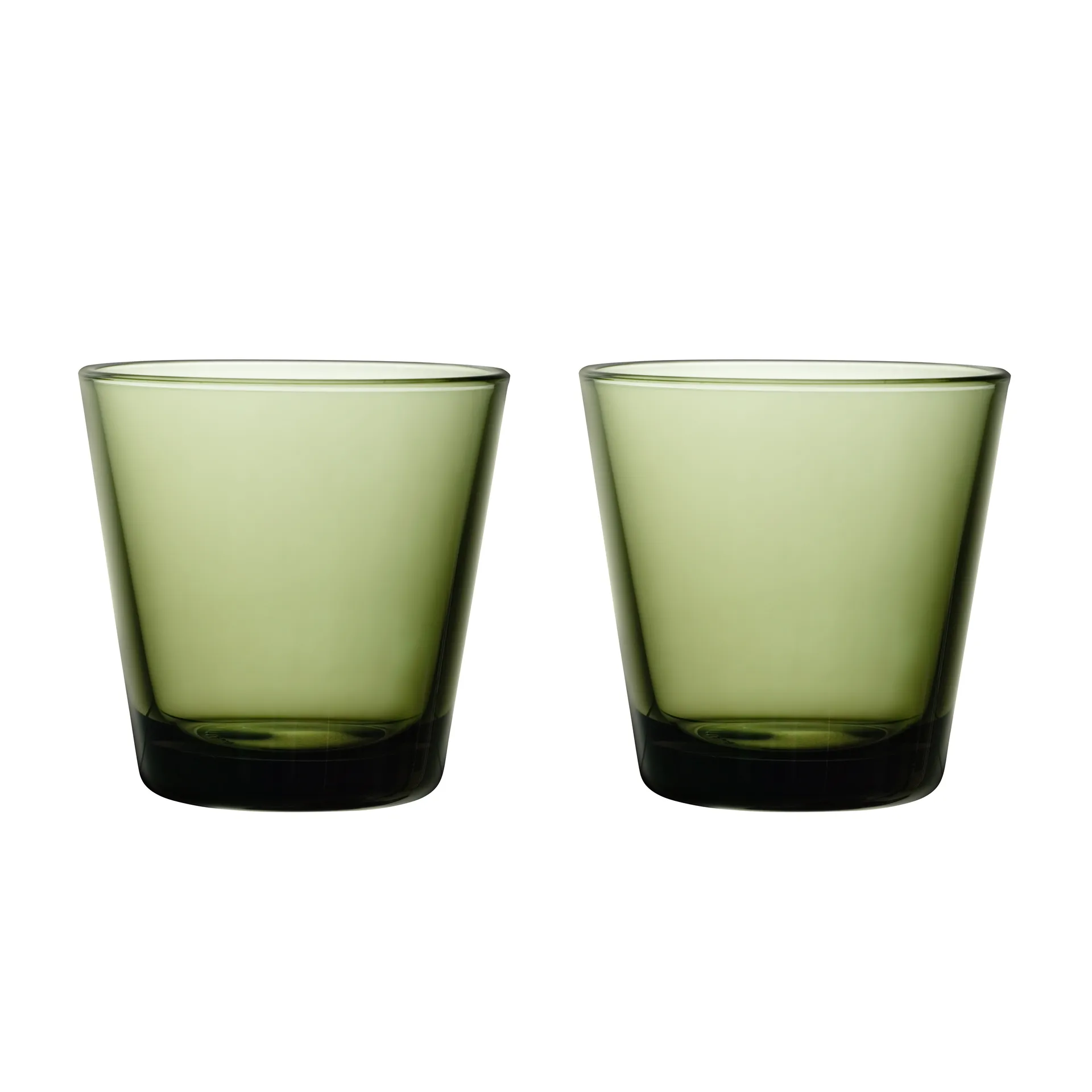 Kartio szklanki do napojów 210 ml, 2‑pak, moss green Iittala