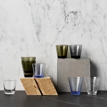 Kartio szklanki do napojów 210 ml, 2‑pak - moss green - Iittala