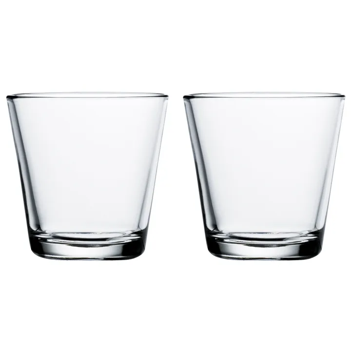 Kartio szklanki do napojów 210 ml, 2‑pak - przezroczysty - Iittala