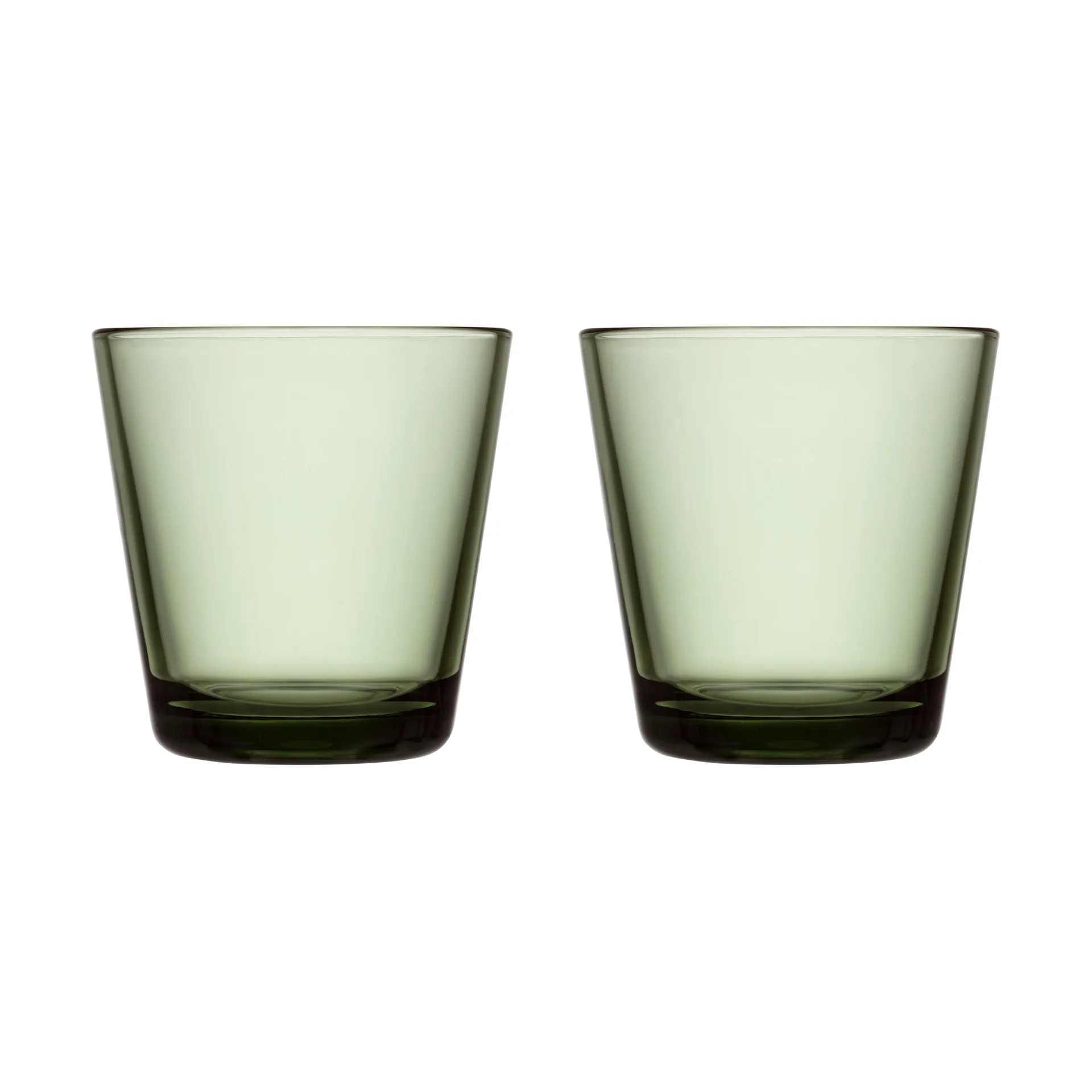 Kartio szklanki do napojów 210 ml, 2‑pak, Sosnowa zieleń Iittala