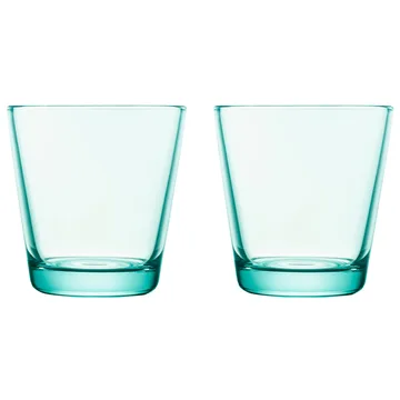 Kartio szklanki do napojów 210 ml, 2‑pak - water green - Iittala