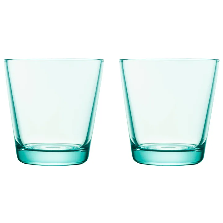 Kartio szklanki do napojów 210 ml, 2‑pak - water green - Iittala