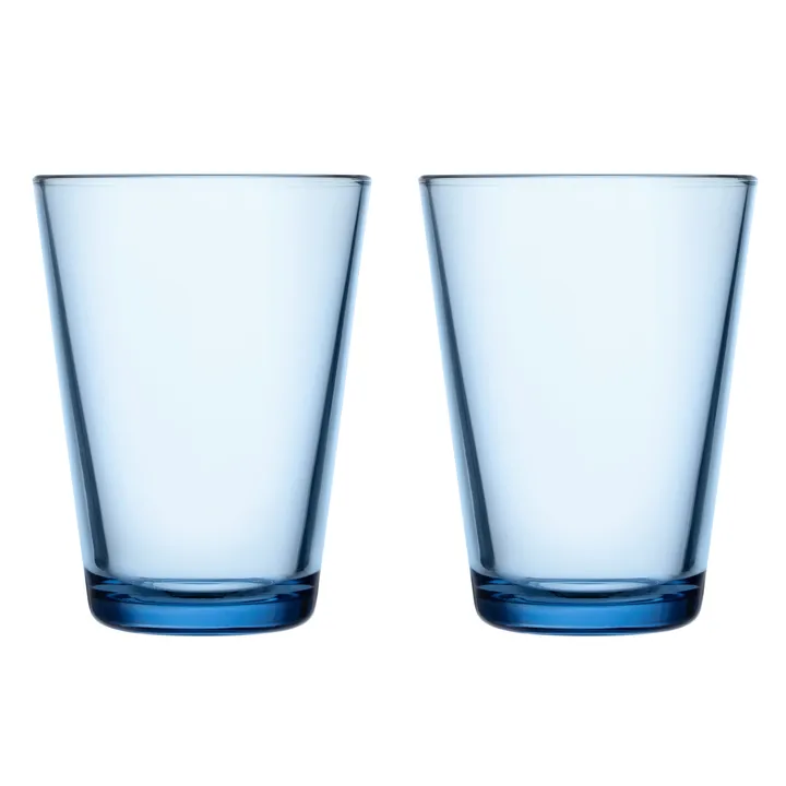 Kartio szklanki do napojów 400 ml, 2‑pak - aqua - Iittala