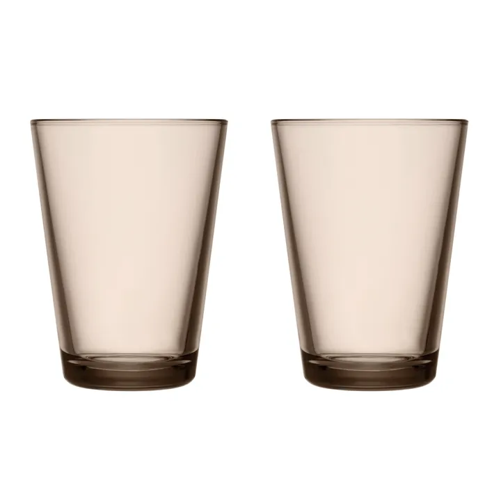 Kartio szklanki do napojów 400 ml, 2‑pak - linen - Iittala