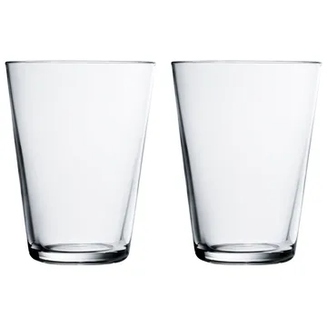 Kartio szklanki do napojów 400 ml, 2‑pak - przezroczysty 400 ml 2-pak - Iittala