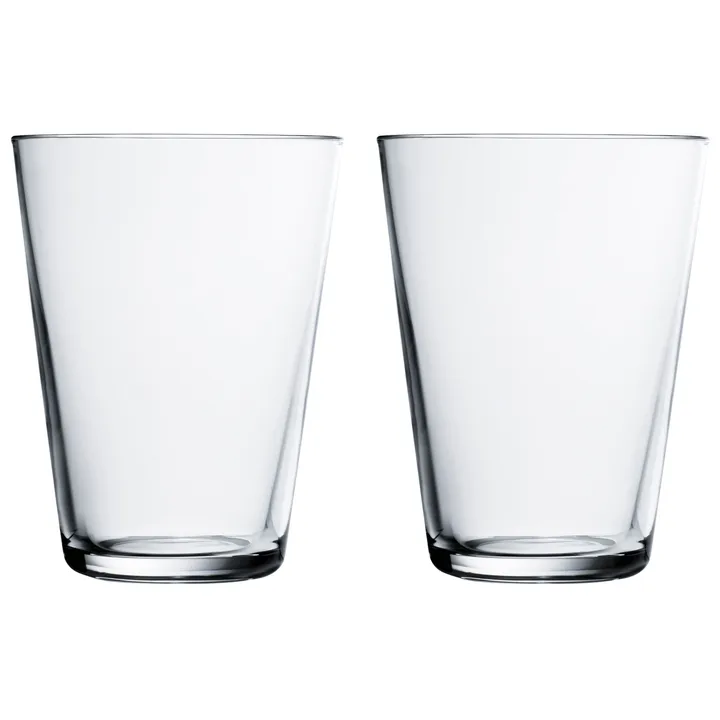 Kartio szklanki do napojów 400 ml, 2‑pak - przezroczysty 400 ml 2-pak - Iittala