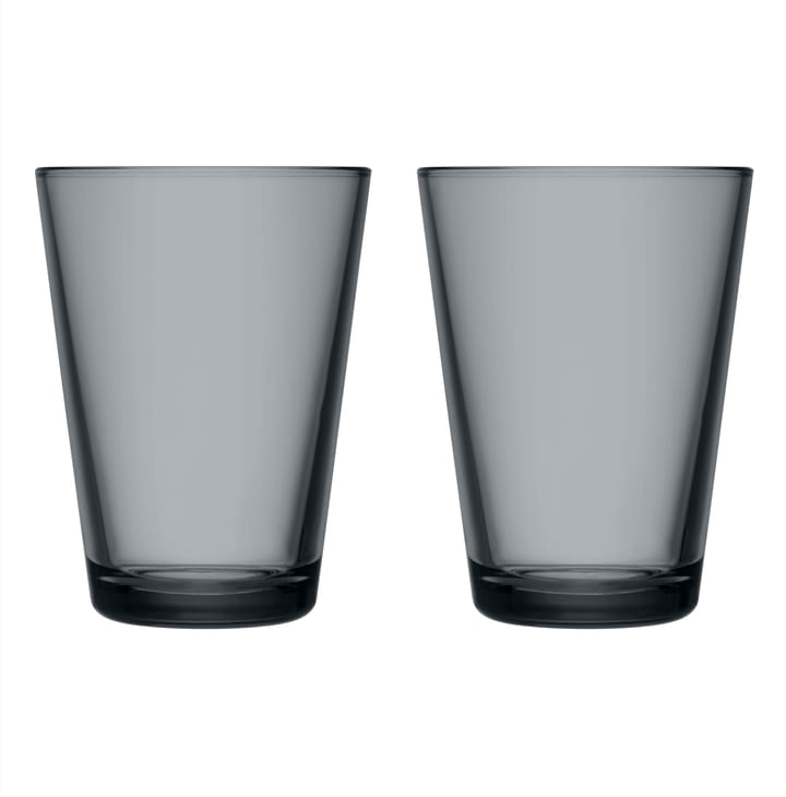 Kartio tumbler 400 ml 2-pak - ciemny szary - Iittala