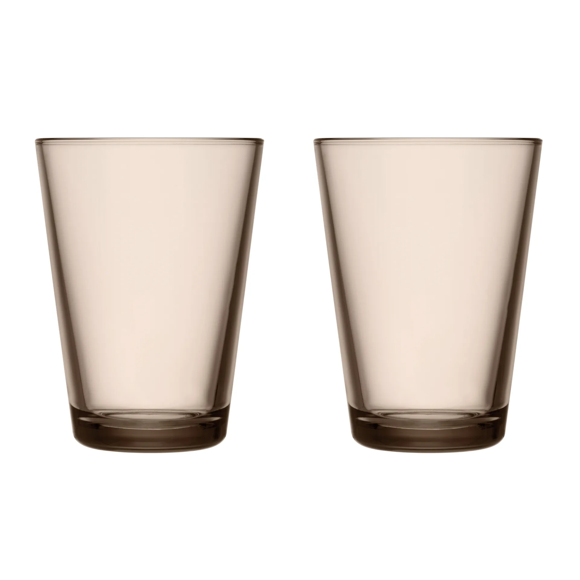 Kartio tumbler 400 ml 2-pak, linen Iittala