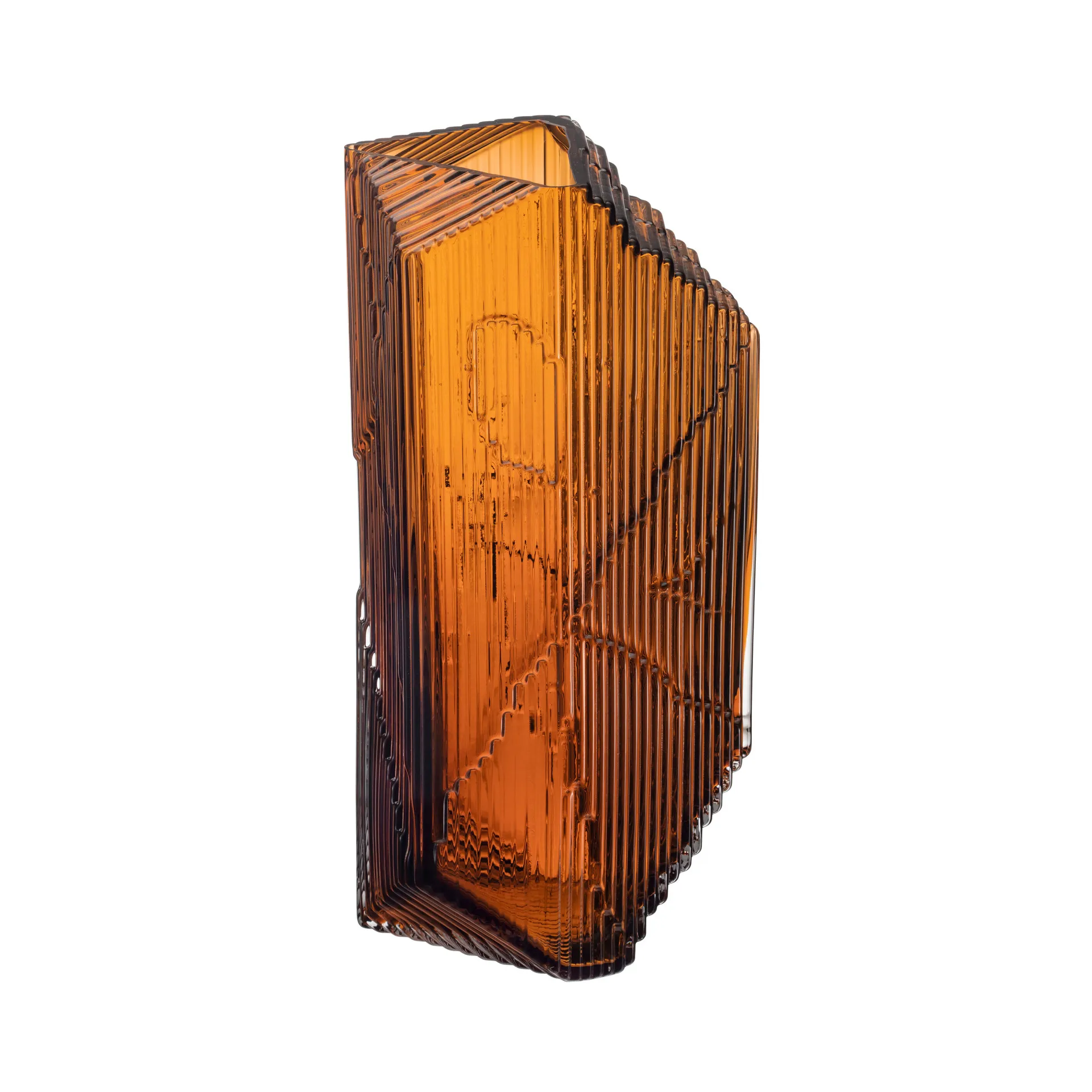 Kartta rzeźba ze szkła 33 cm, copper Iittala