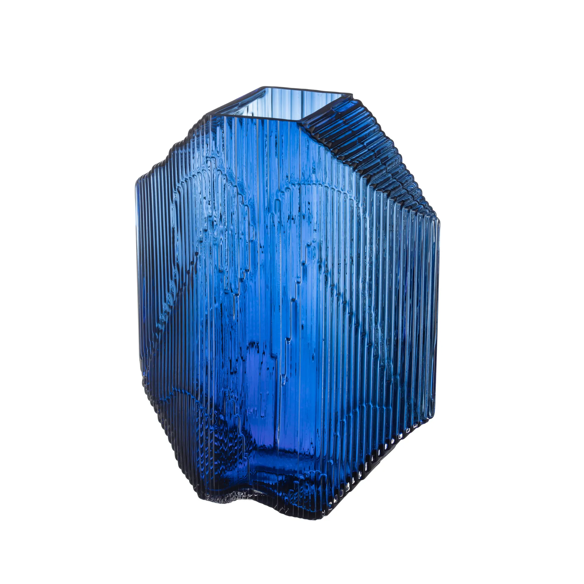 Kartta rzeźba ze szkła 33.5 cm, ultramarine blue Iittala