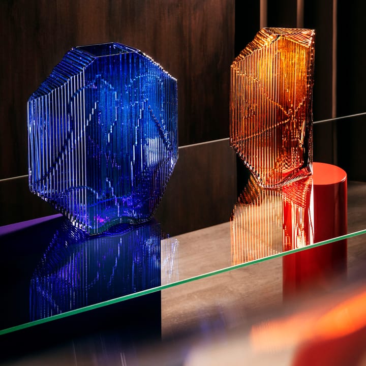 Kartta rzeźba ze szkła 33.5 cm, ultramarine blue Iittala