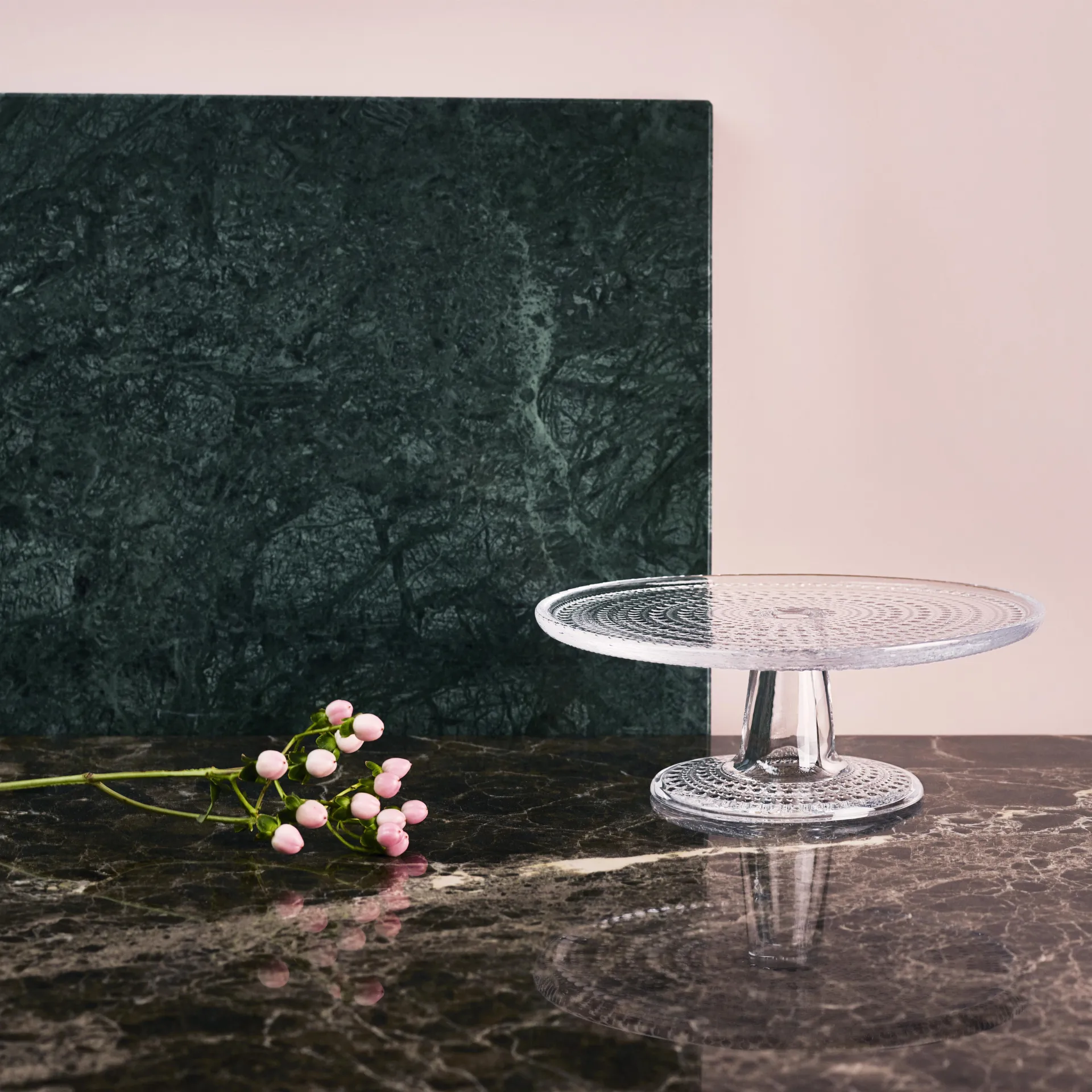 Kastehelm patera na ciasto, mała, przezroczysty Iittala