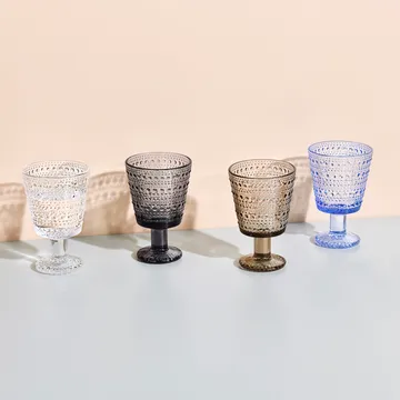 Kastehelmi kieliszki do napojów na nóżce 260 ml, 2‑pak - Aqua - Iittala