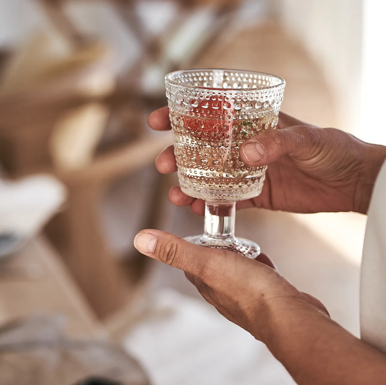 Kastehelmi kieliszki do napojów na nóżce 260 ml, 2‑pak, Przezroczyste Iittala