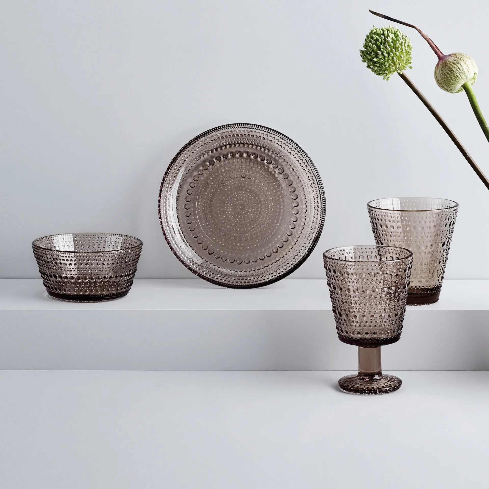 Kastehelmi miska 230 ml, linen Iittala