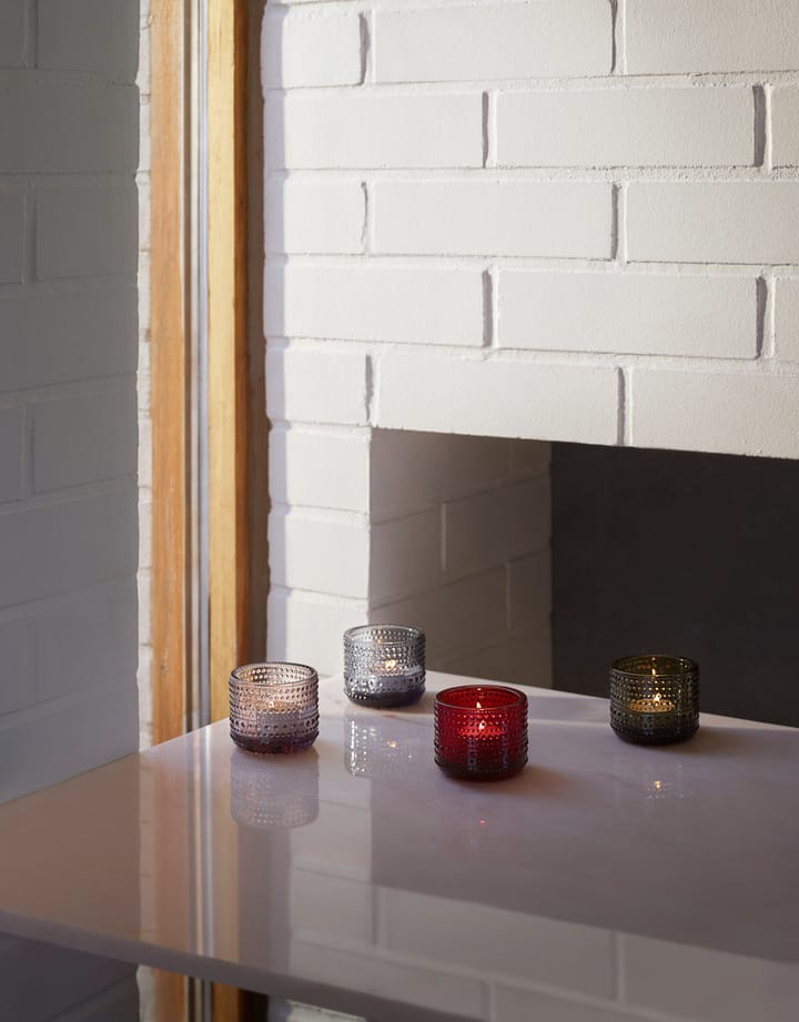 Kastehelmi świecznik, Cranberry Iittala