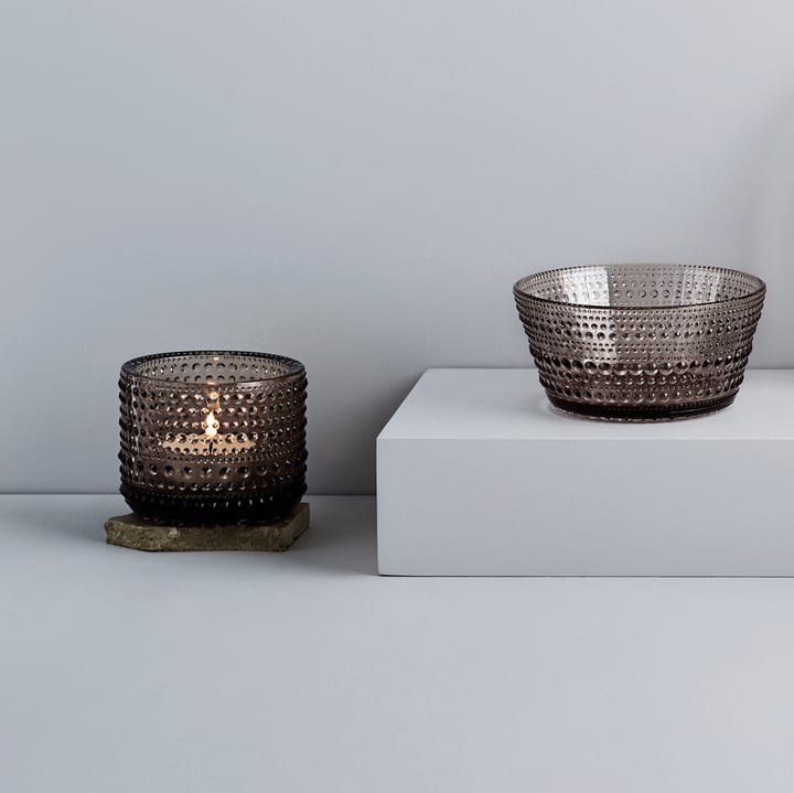 Kastehelmi świecznik, linen Iittala