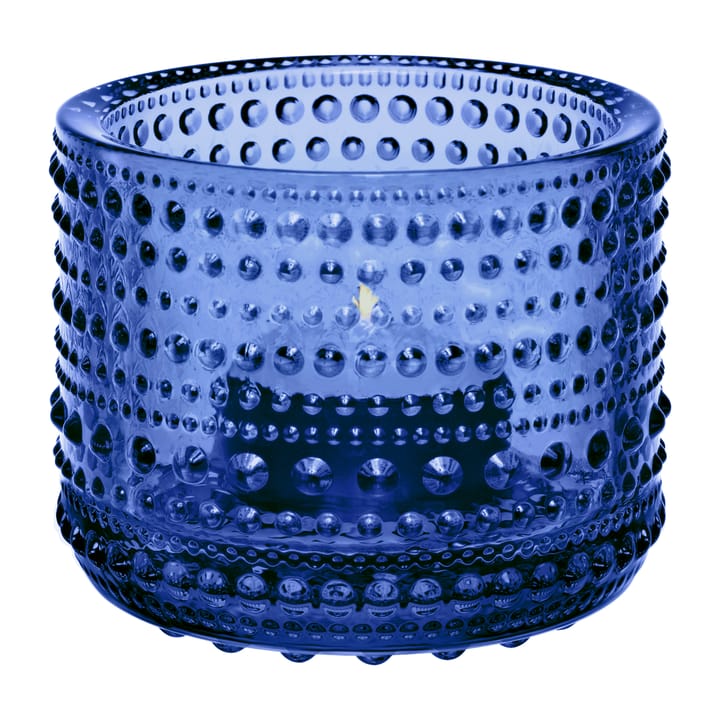 Kastehelmi świecznik - Niebieski ultramaryna - Iittala