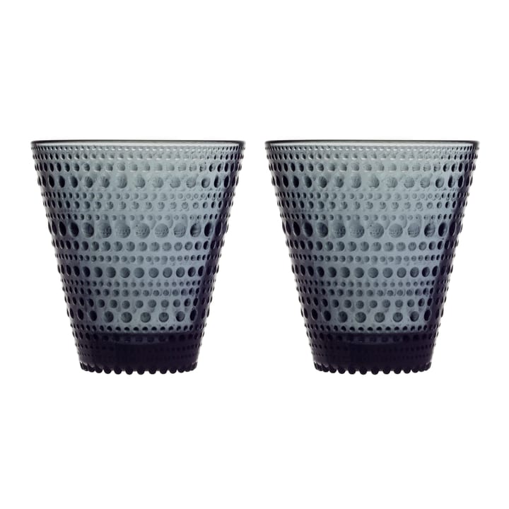 Kastehelmi szklanki 30 ml 2-pak - ciemny szary - Iittala