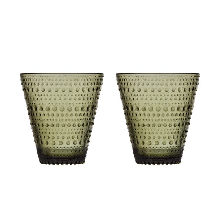 Kastehelmi szklanki 30 ml 2-pak - moss green - Iittala