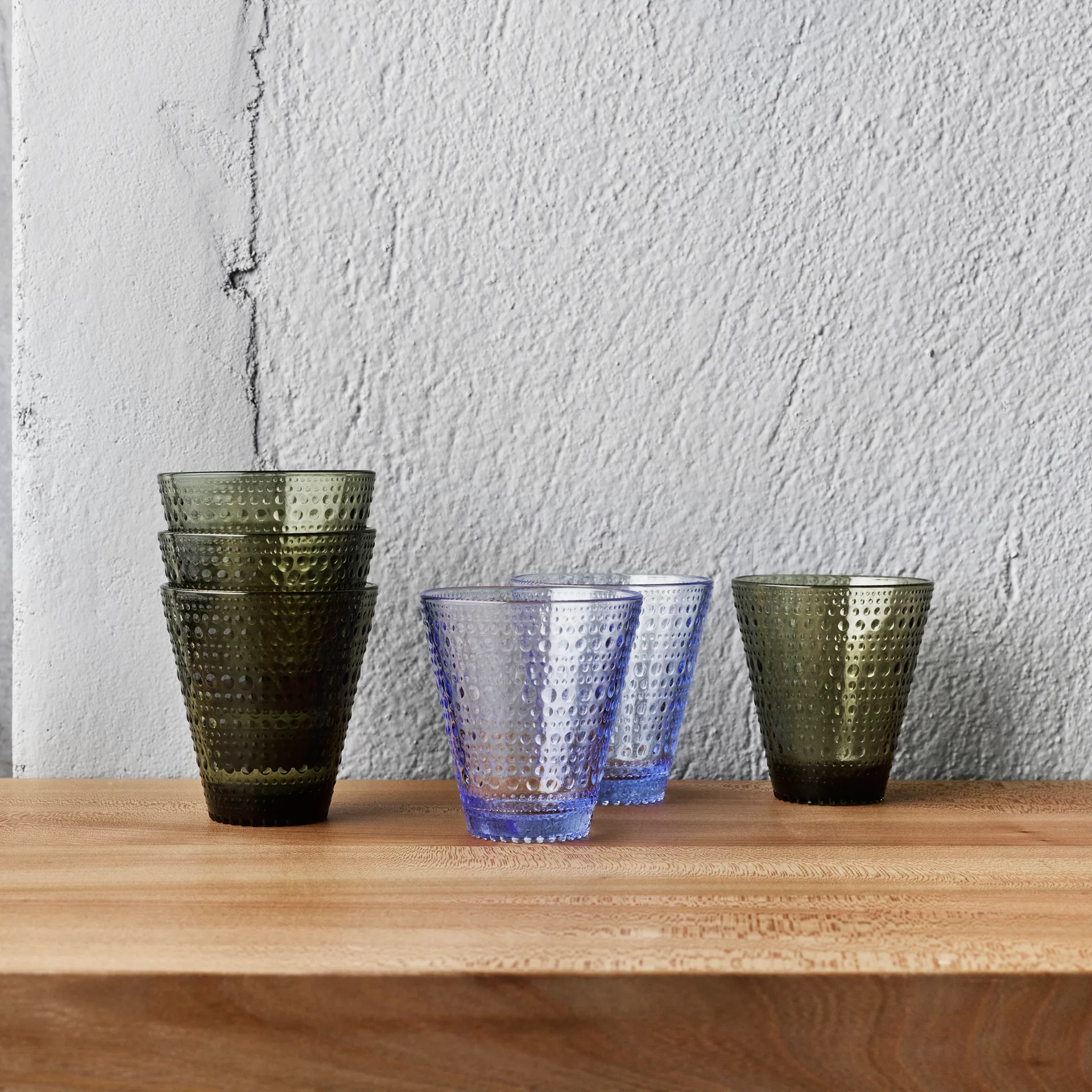 Kastehelmi szklanki 300 ml, 2‑pak, Aqua Iittala