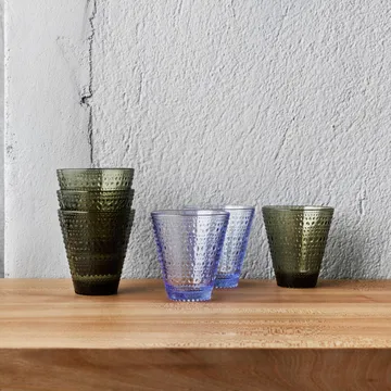 Kastehelmi szklanki 300 ml, 2‑pak - Aqua - Iittala