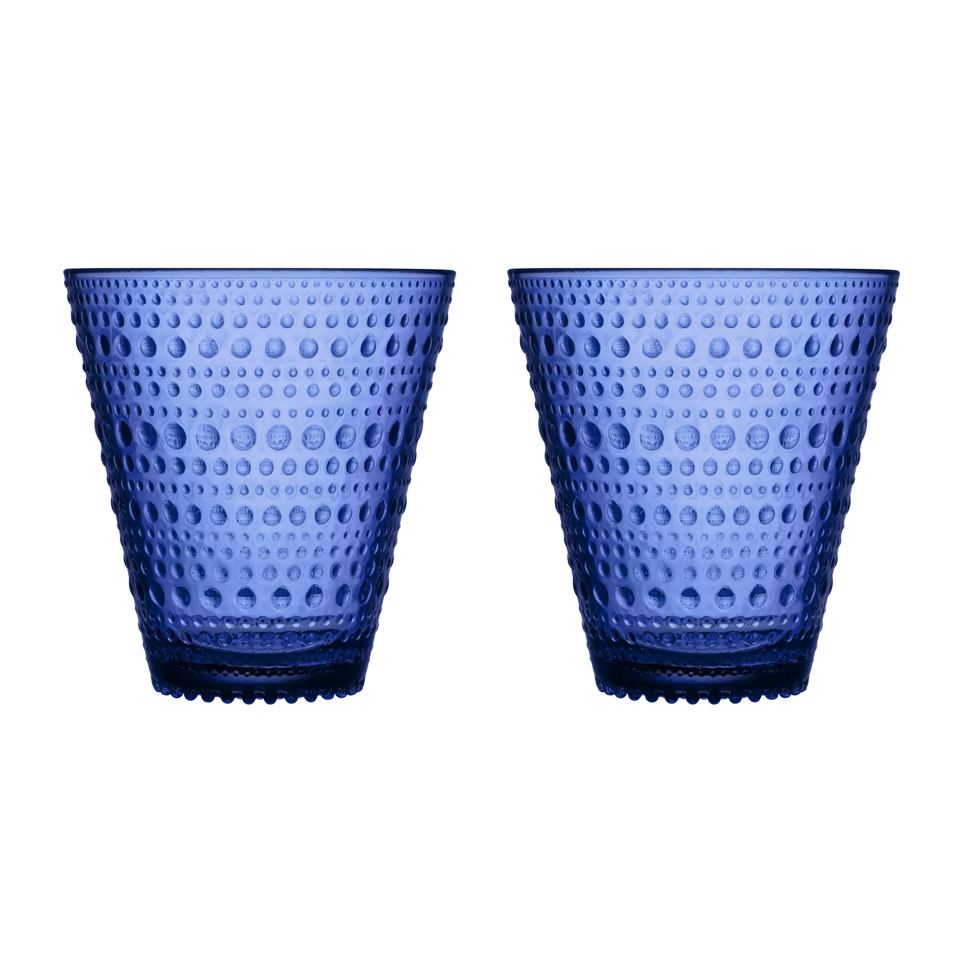 Kastehelmi szklanki 300 ml, 2‑pak, Granatowe Iittala