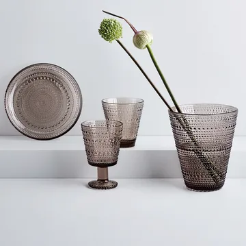 Kastehelmi szklanki 300 ml, 2‑pak - Len - Iittala