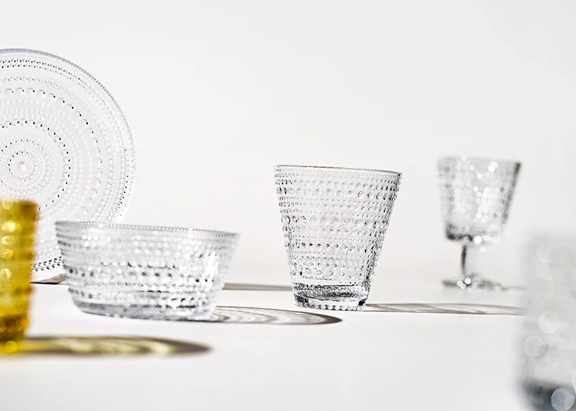 Kastehelmi szklanki 300 ml, 2‑pak, Przezroczyste Iittala