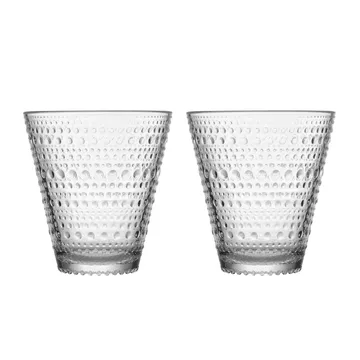 Kastehelmi szklanki 300 ml, 2‑pak - Przezroczyste - Iittala