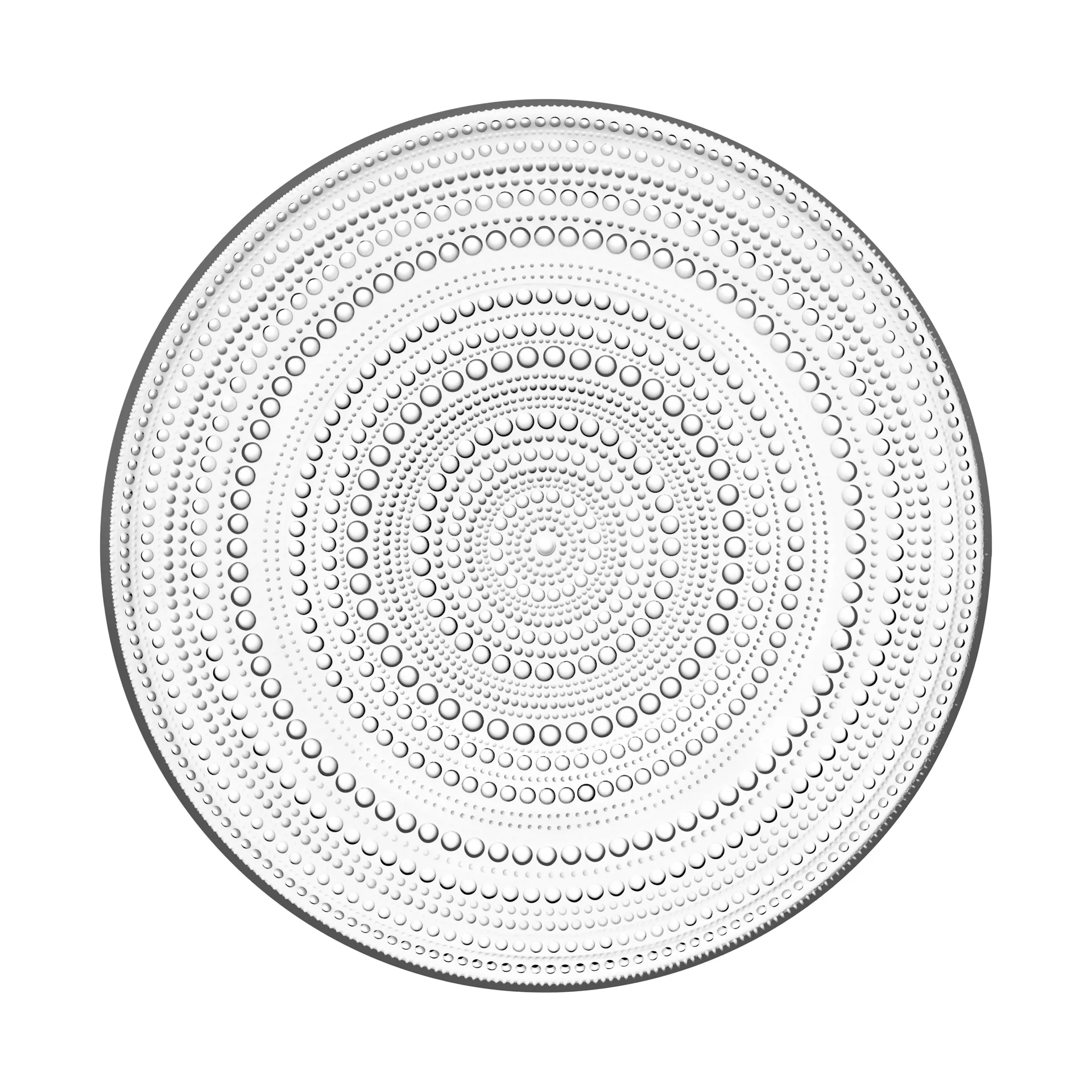 Kastehelmi talerz, duży 31.5 cm, przezroczysty Iittala