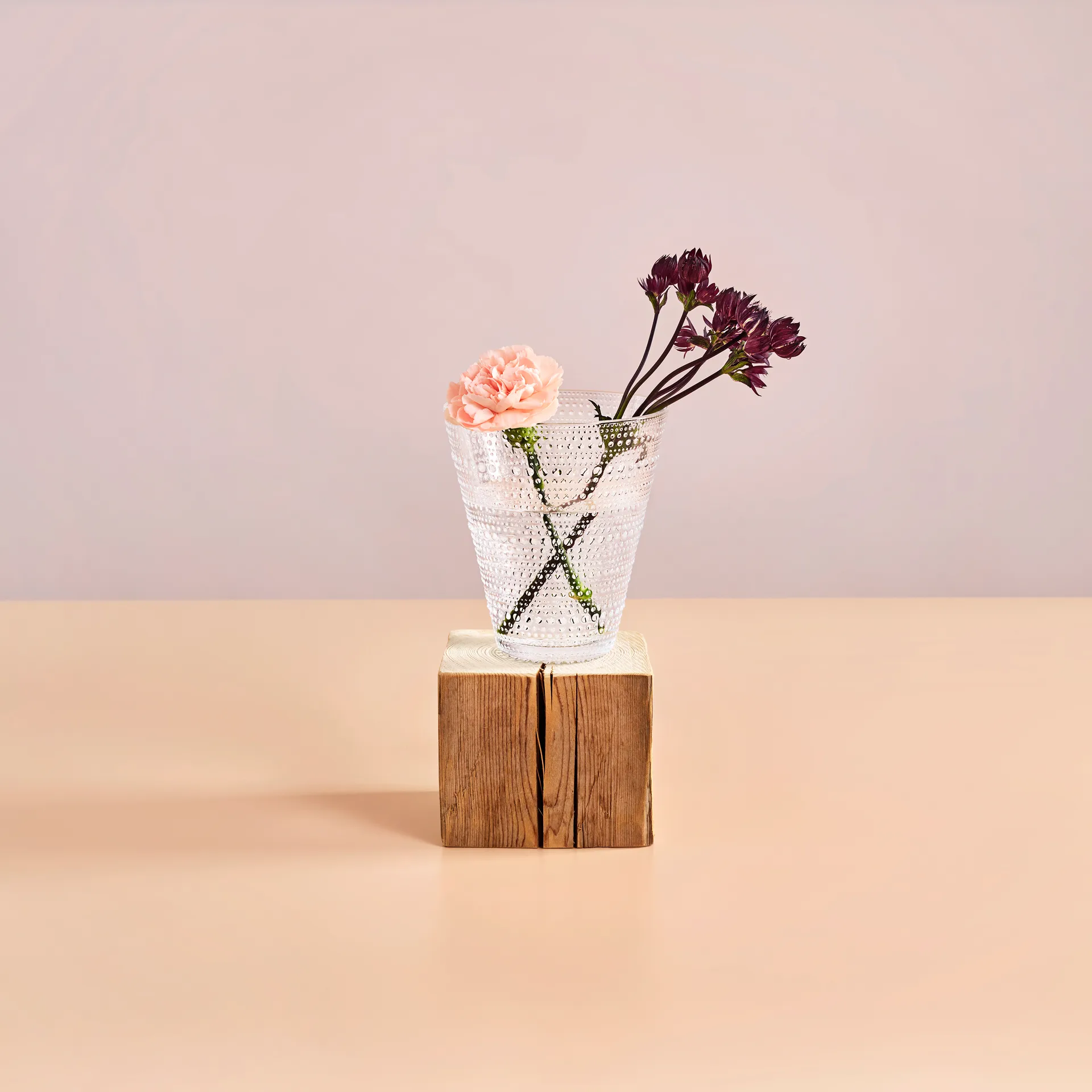 Kastehelmi wazon, przezroczysty Iittala