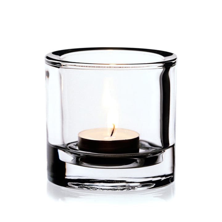 Kivi świecznik - czyste szkło - Iittala