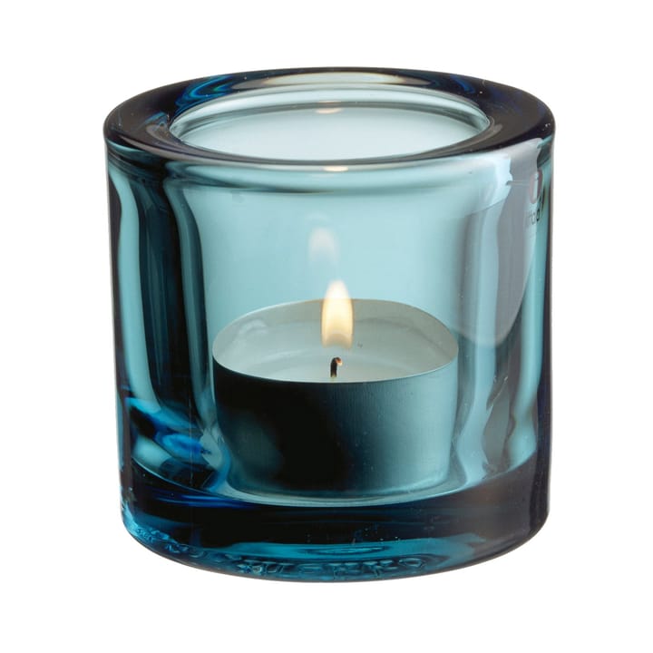 Kivi świecznik - Sea blue - Iittala