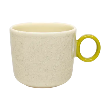 Kubek w kropki Play, 350 ml - Kość słoniowa-oliwkowy - Iittala