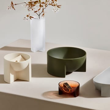 Kuru ceramiczna miska 14x16 cm - beige - Iittala