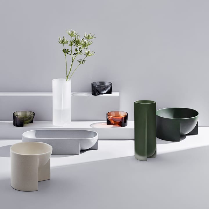 Kuru ceramiczna miska 7.5x37 cm, jasny szary Iittala