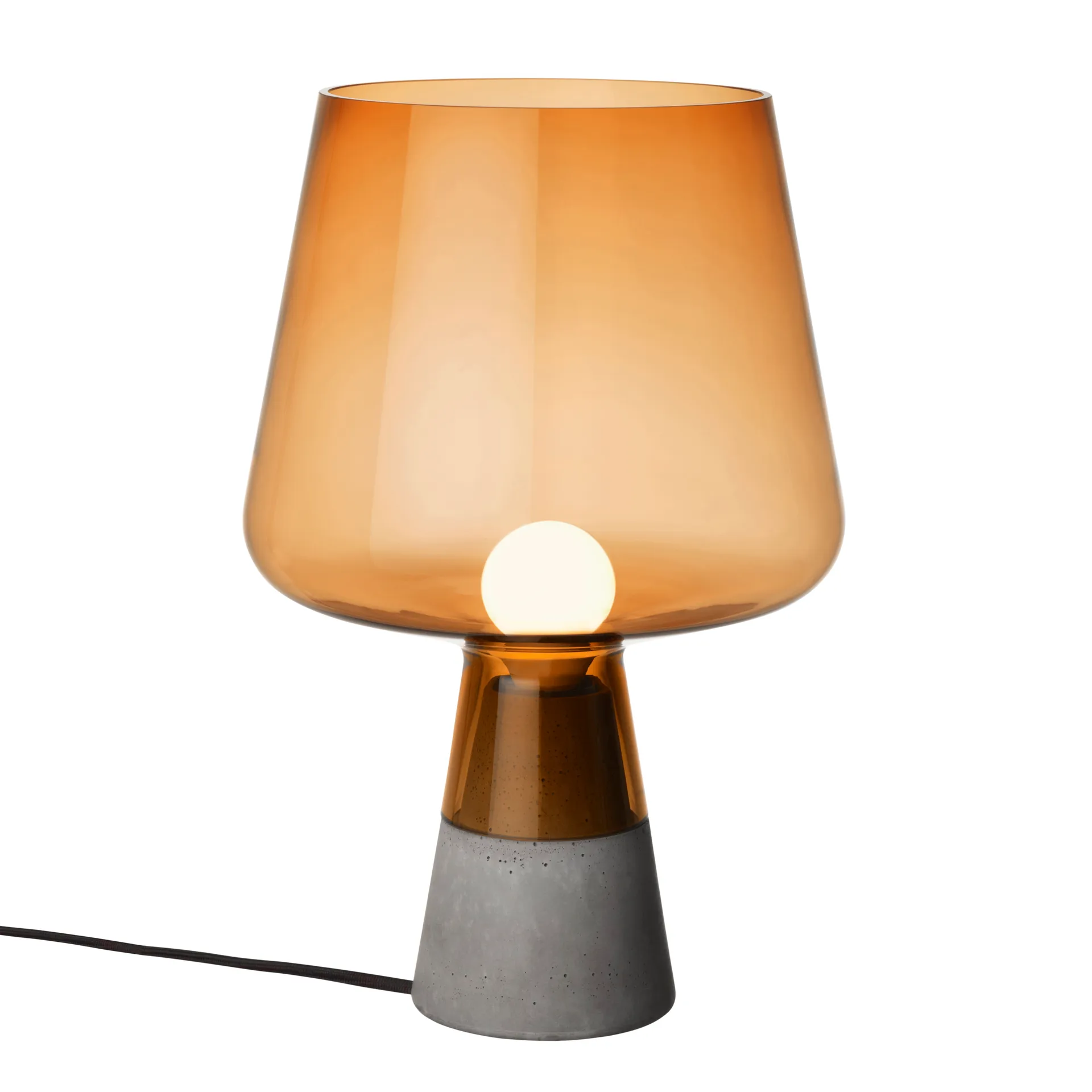 Leimu lampa stołowa 38 cm, brązowy Iittala