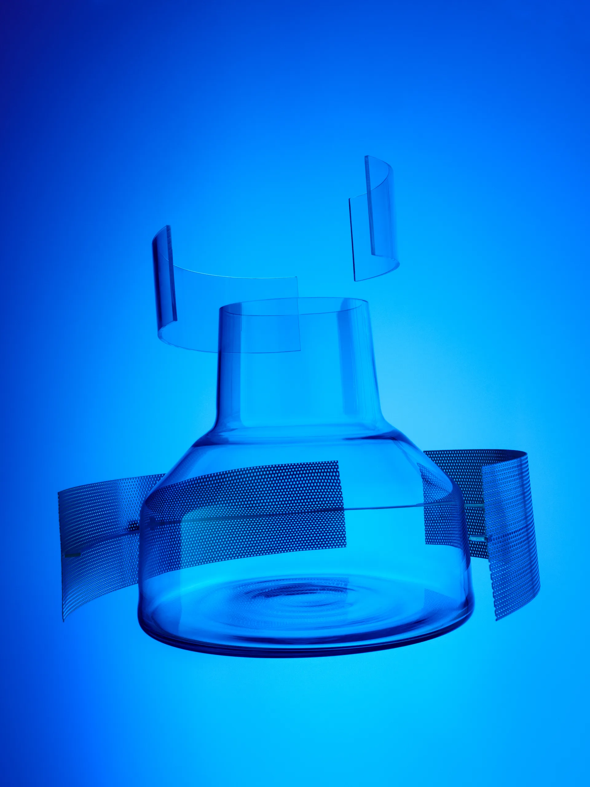 Niski wazon Solare 20xØ22 cm, Jasny Iittala