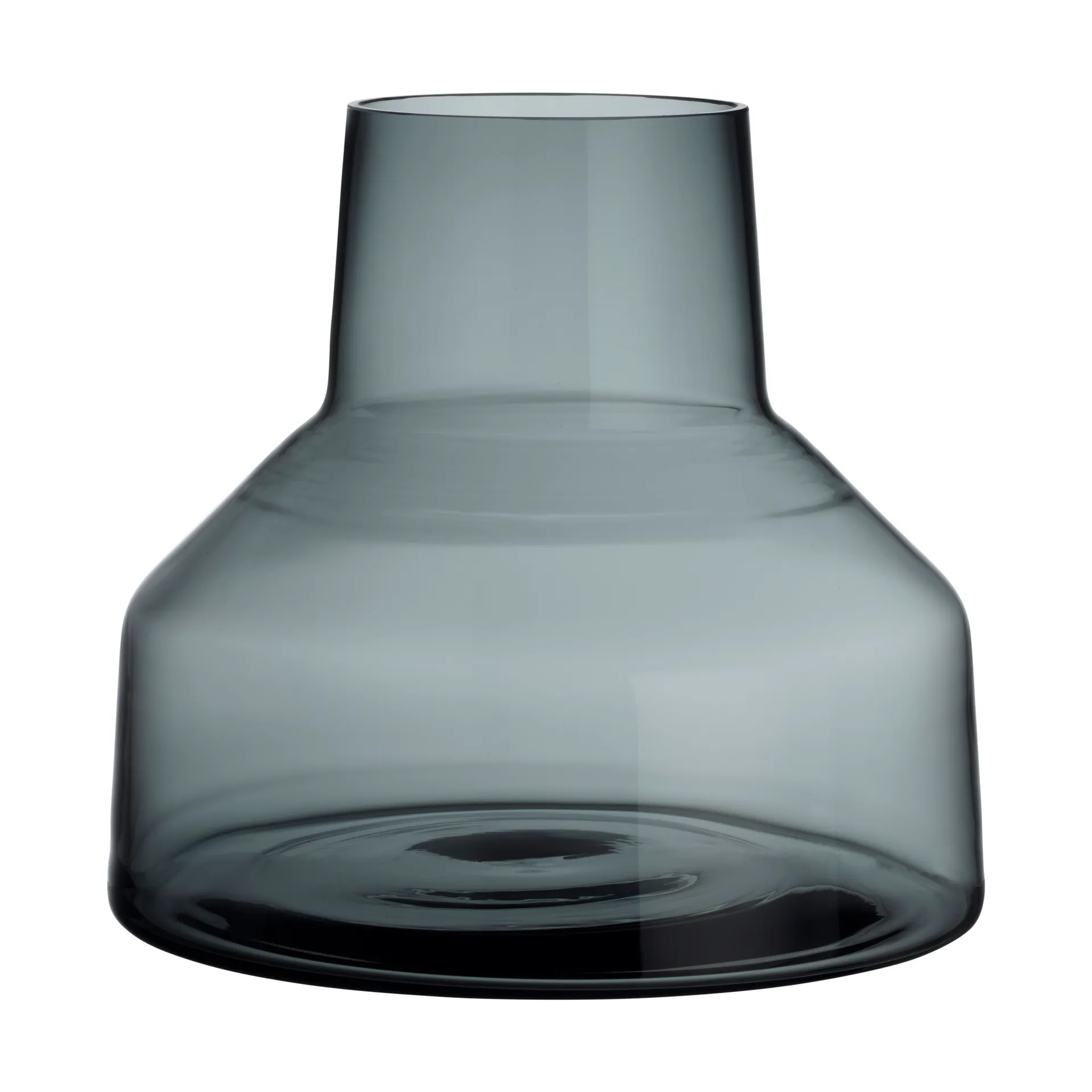 Niski wazon Solare 20xØ22 cm, Stalowoszary Iittala