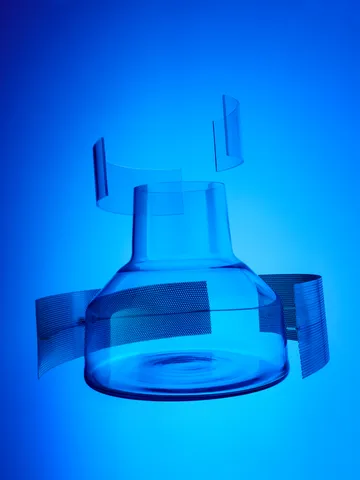 Niski wazon Solare Ø22x20 cm - Jasny - Iittala