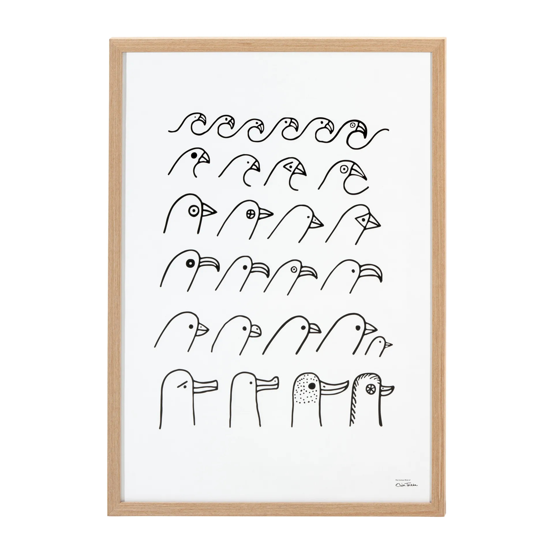 Oiva Toikka Bird house obraz, 50x70 cm Iittala