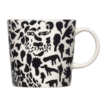 Oiva Toikka Cheetah kubek 300 ml - Czarny-biały - Iittala