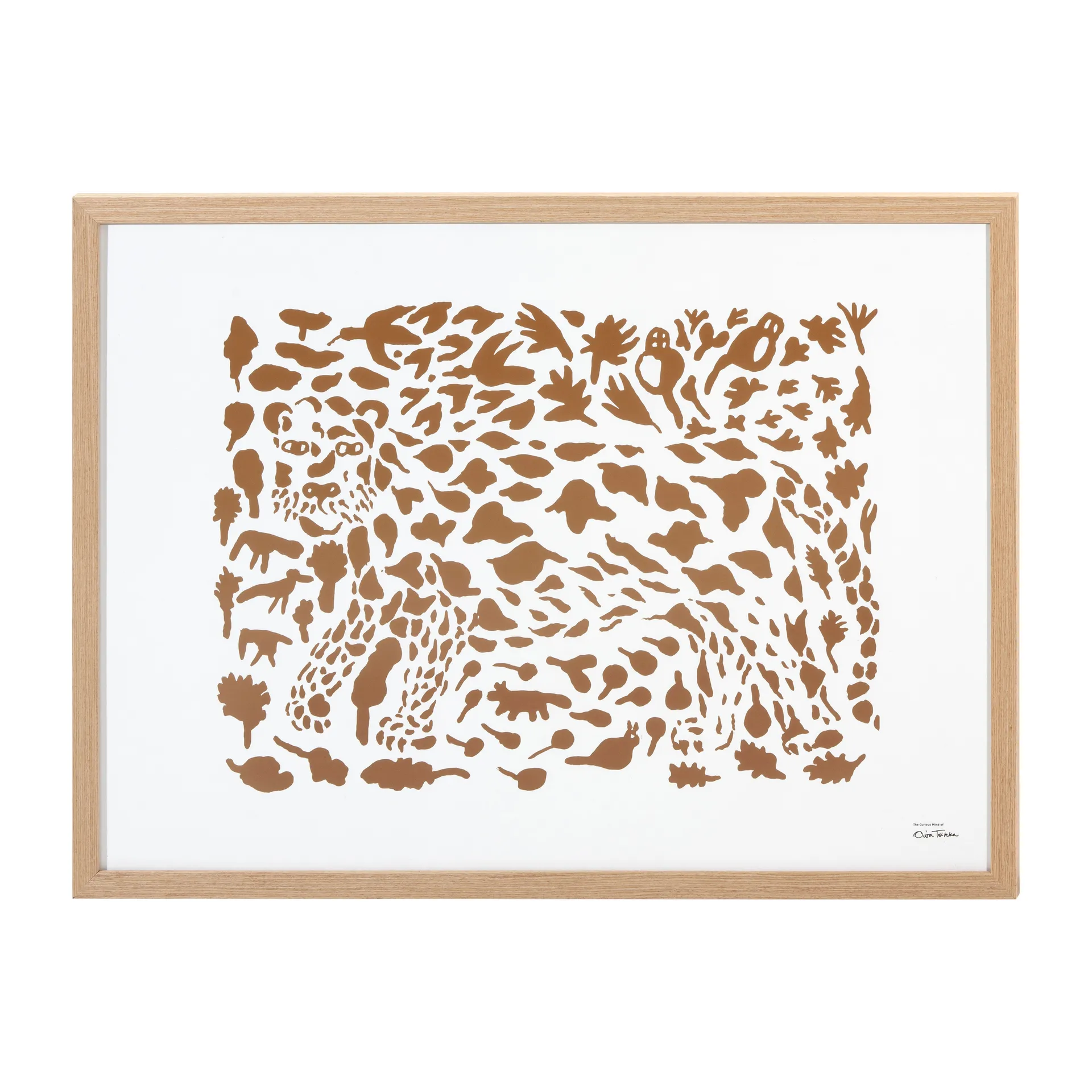 Oiva Toikka Cheetah obraz, brąz, 50x70 cm Iittala