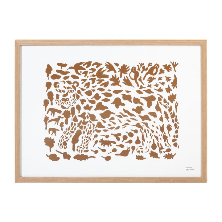 Oiva Toikka Cheetah obraz, brąz, 50x70 cm Iittala