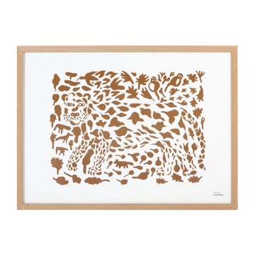 Oiva Toikka Cheetah obraz, brąz - 50x70 cm - Iittala