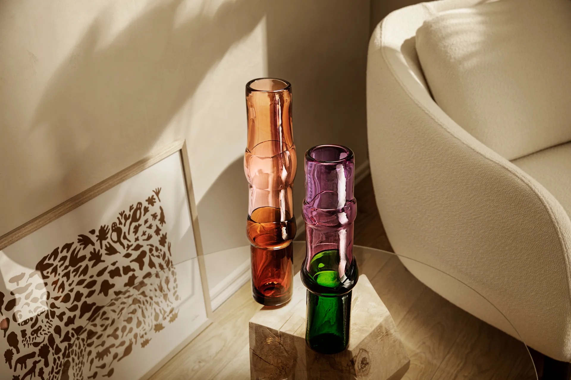 Oiva Toikka Cheetah obraz, brąz, 50x70 cm Iittala