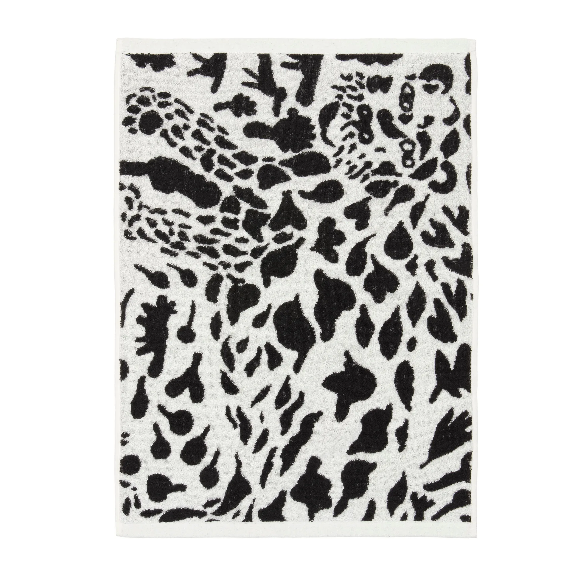 Oiva Toikka Cheetah ręcznik 50x70 cm, Czarny-biały Iittala