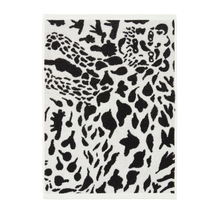Oiva Toikka Cheetah ręcznik 50x70 cm - Czarny-biały - Iittala